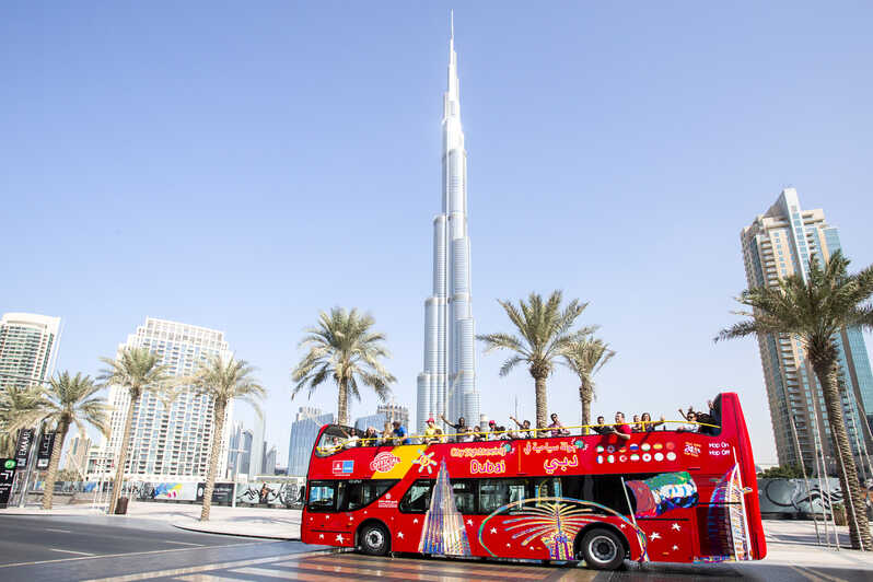 Dubai: Hop-On Hop-Off Classic, Premium or Deluxe Bus Ticket